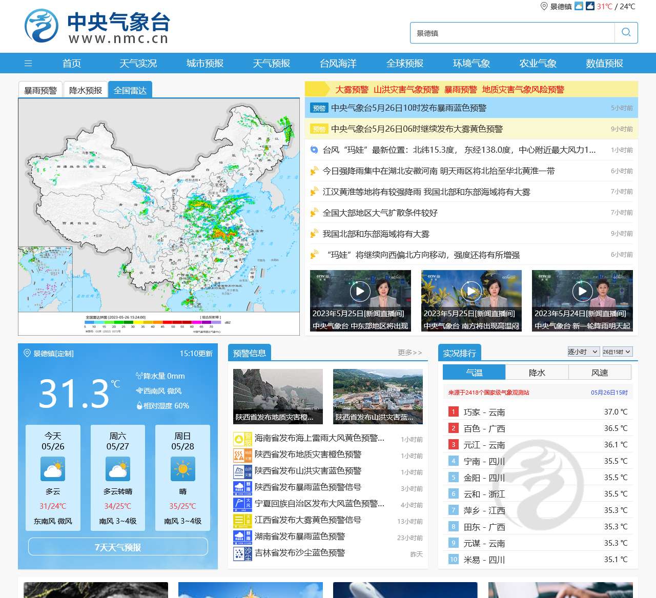 中央气象台网