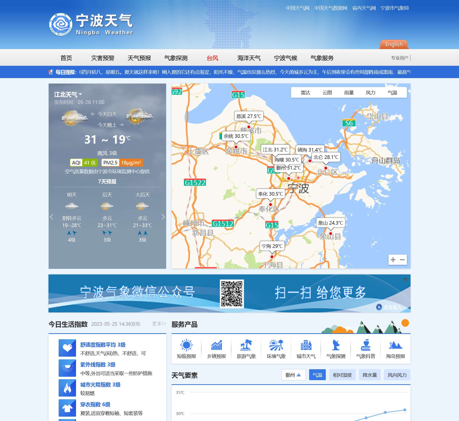 宁波气象信息网