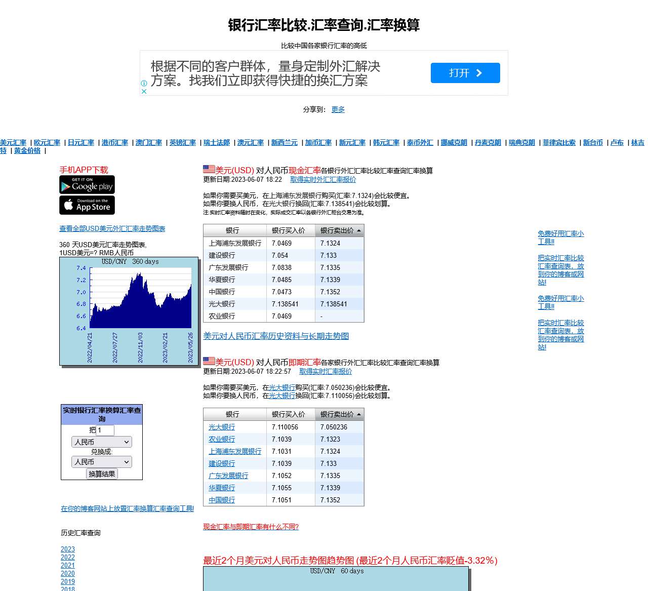 汇率换算