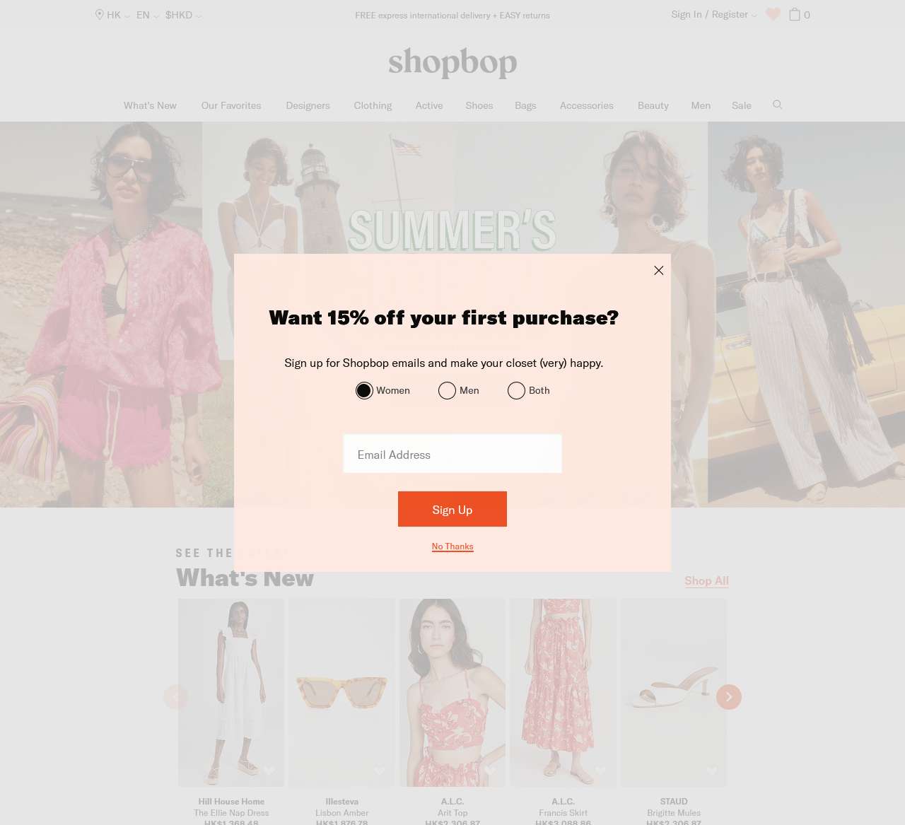 shopbop官网