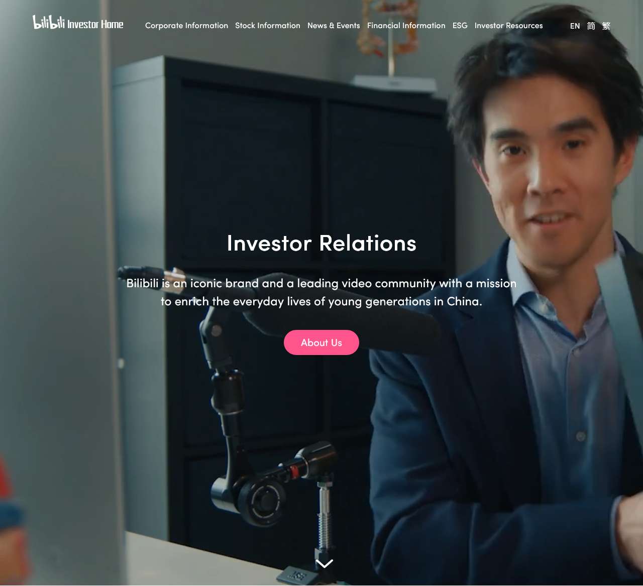 Bilibili Investor Home
