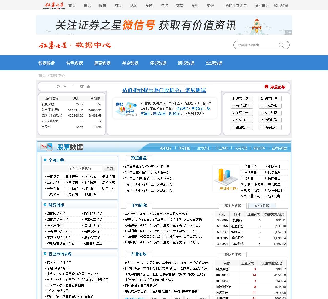 数据频道-证券之星-提炼数据精华 解开财富密码