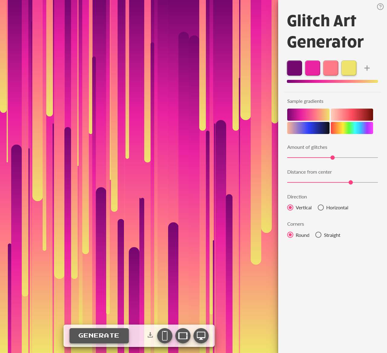Glitch Art Generator