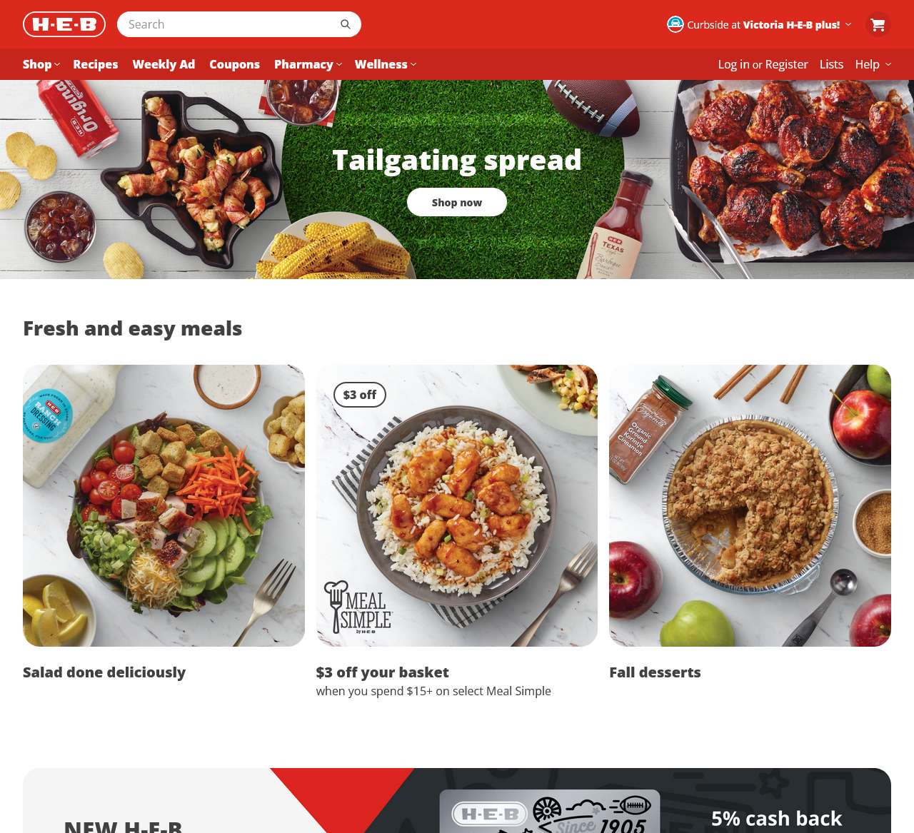 H-E-B | Curbside Pickup & Grocery Delivery | HEB.com
