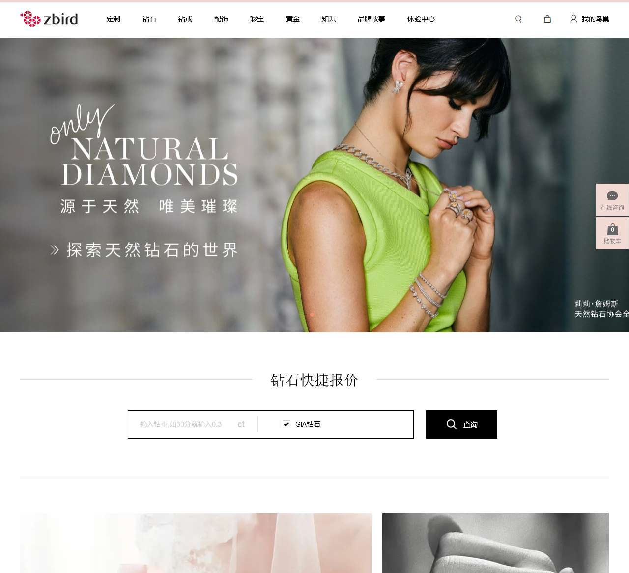 【钻石小鸟官网Zbird】-网购珠宝专业品牌