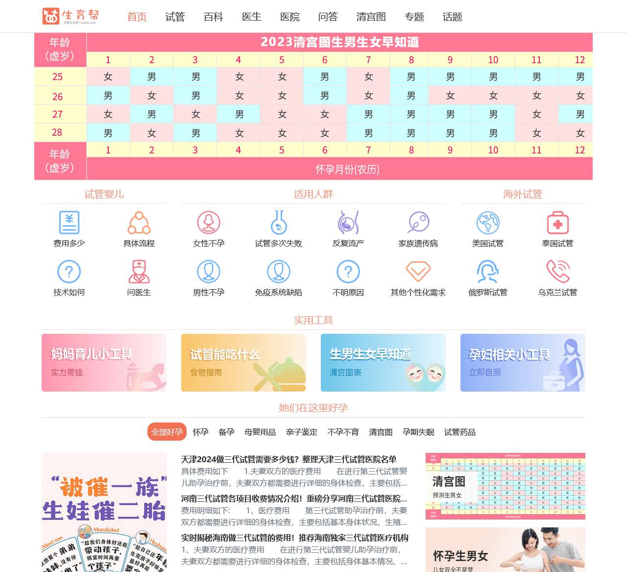 【清宫图表】生男生女清宫图表|2023生男生女预测表-生育帮 - 生男生女帮