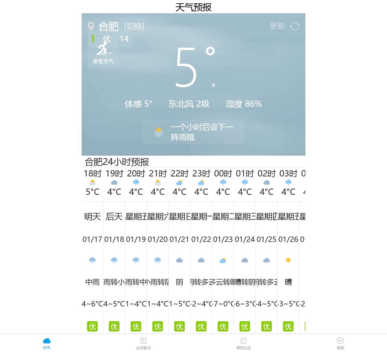 天气加