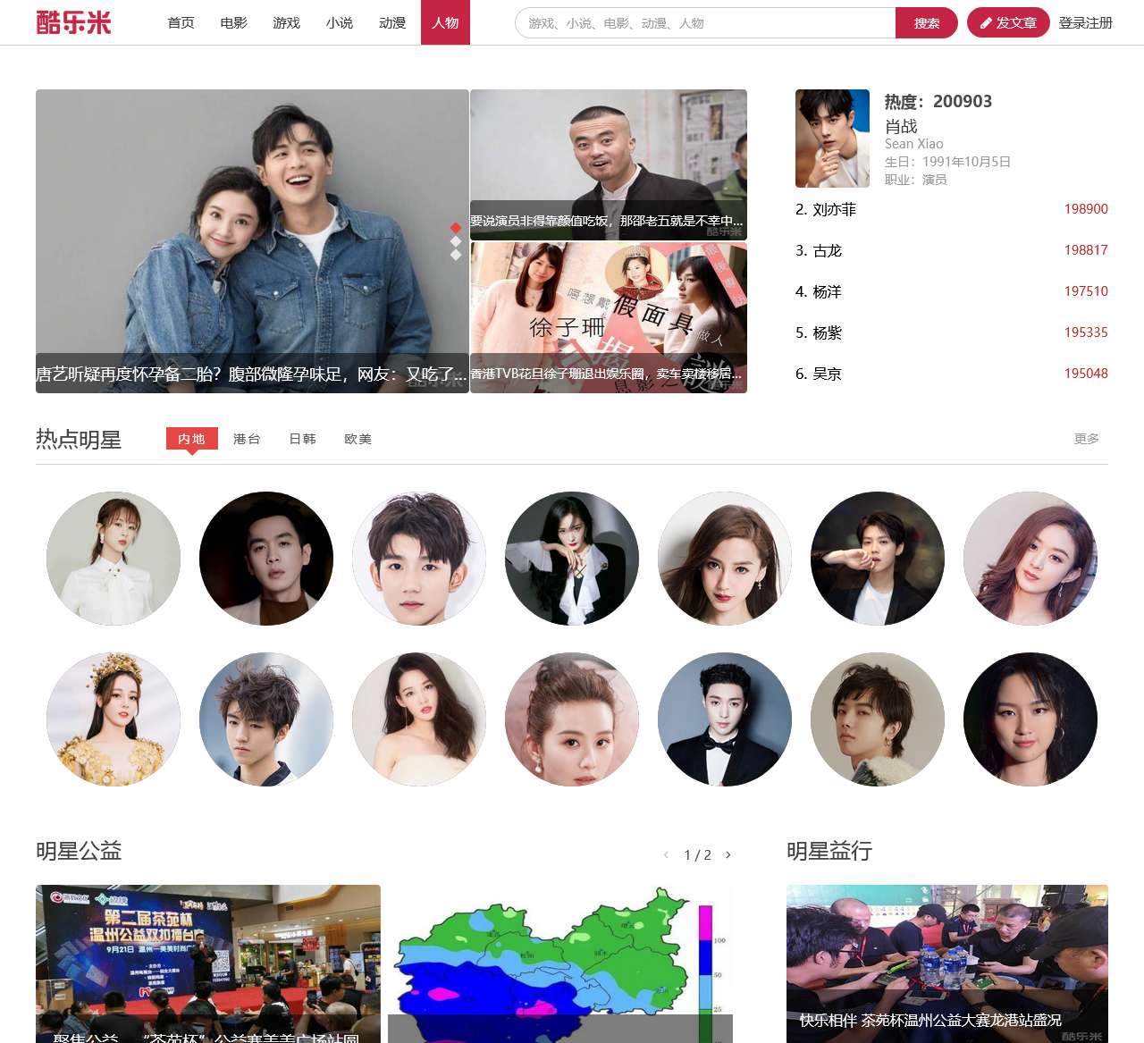 酷乐米人物