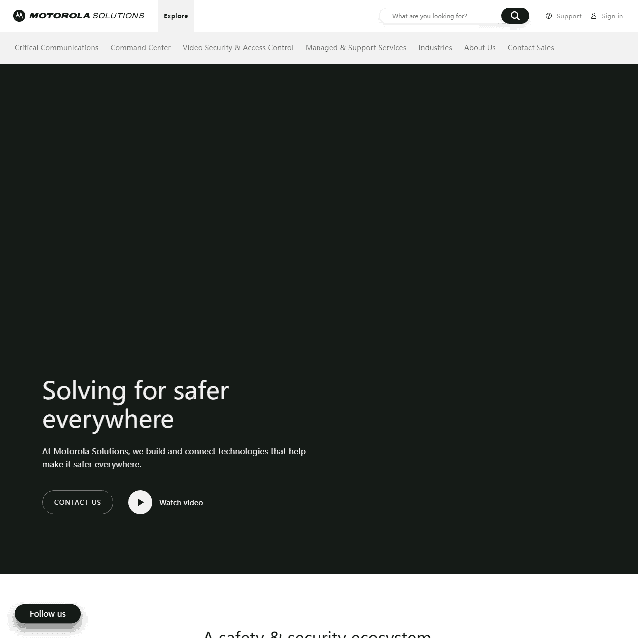 Solving for safer - Motorola Solutions Asia