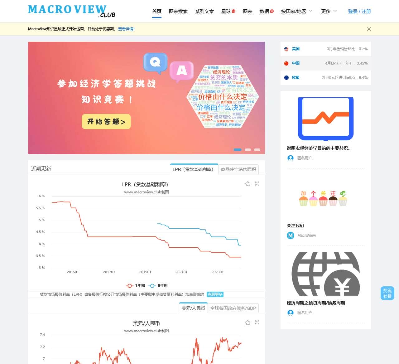 MacroView - 专注于经济数据和经济理论