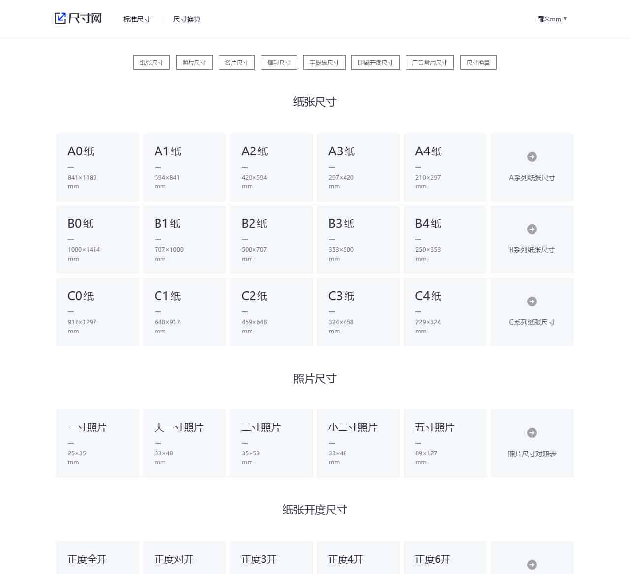 尺寸网-A4纸尺寸是多少厘米-标准纸张尺寸照片尺寸对照表