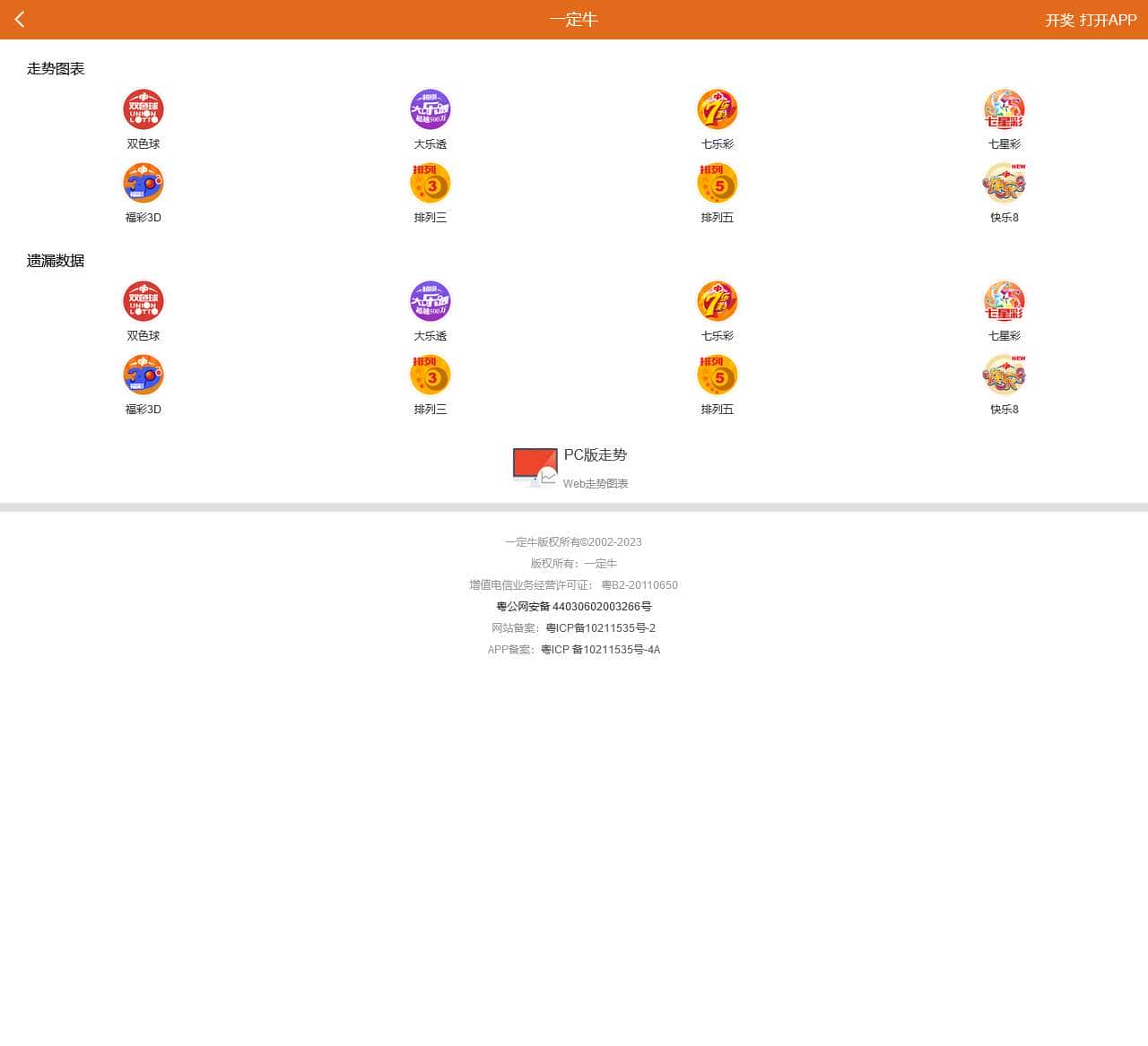 双色球走势图表-福彩3d走势图表-彩票走势图表图-一定牛