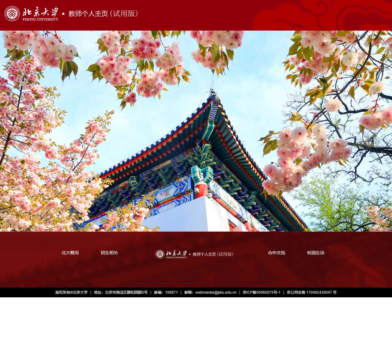 北京大学综合门户