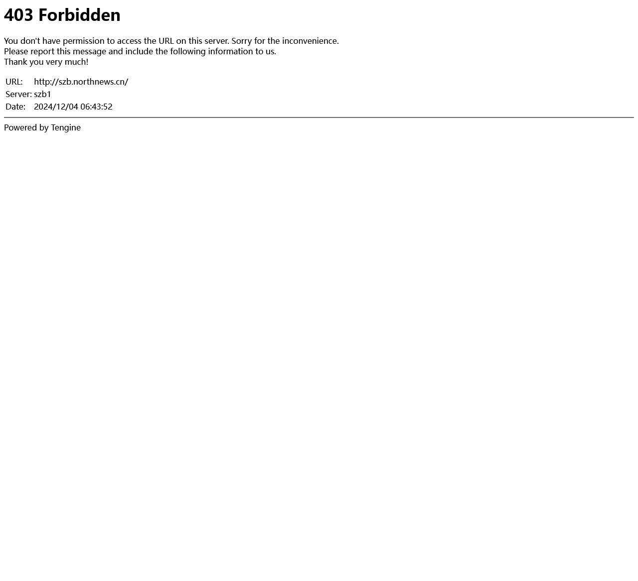 403 Forbidden