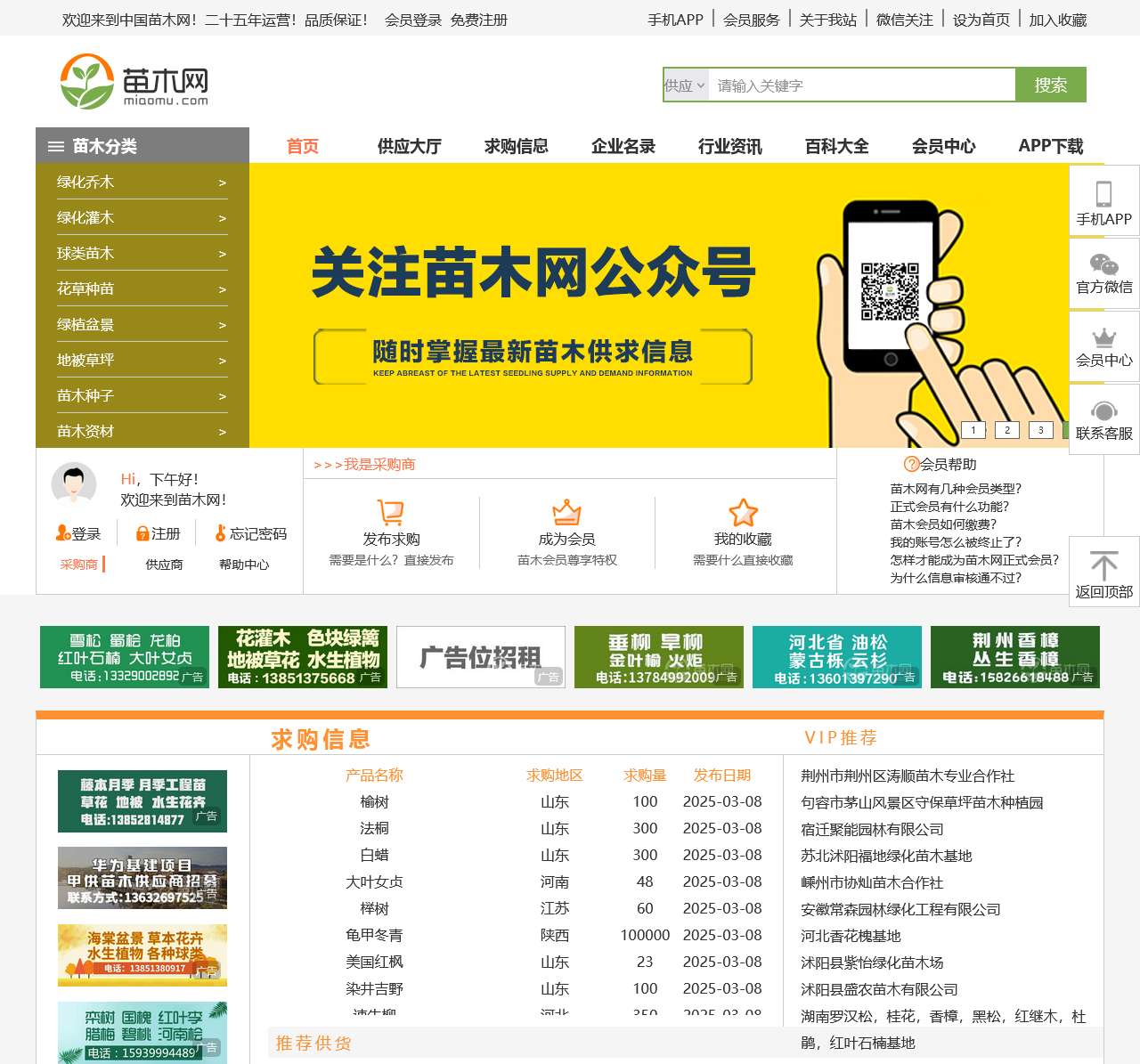 中国苗木网