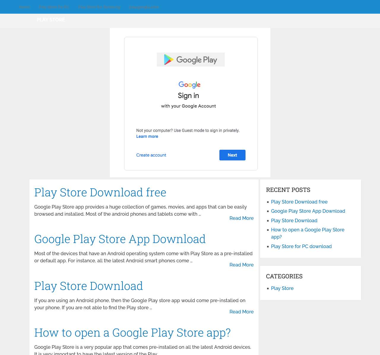 Play Store Download