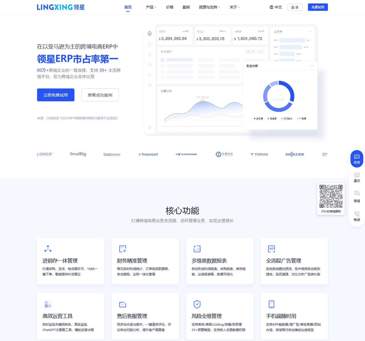 领星ERP官网