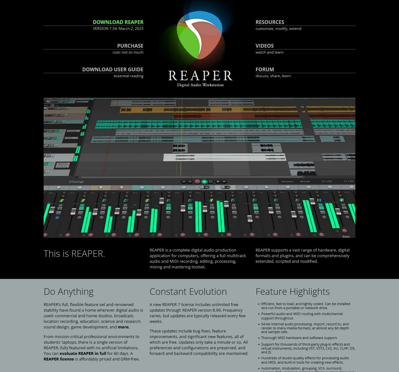 REAPER | Audio Production Without Limits