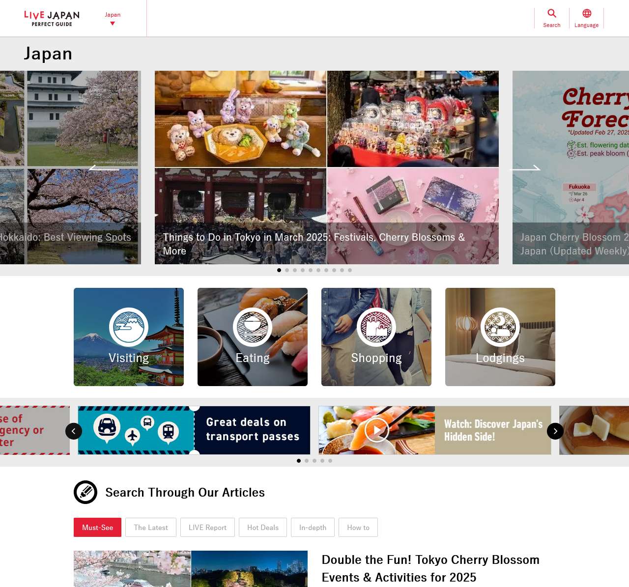 LIVE JAPAN Perfect Guide