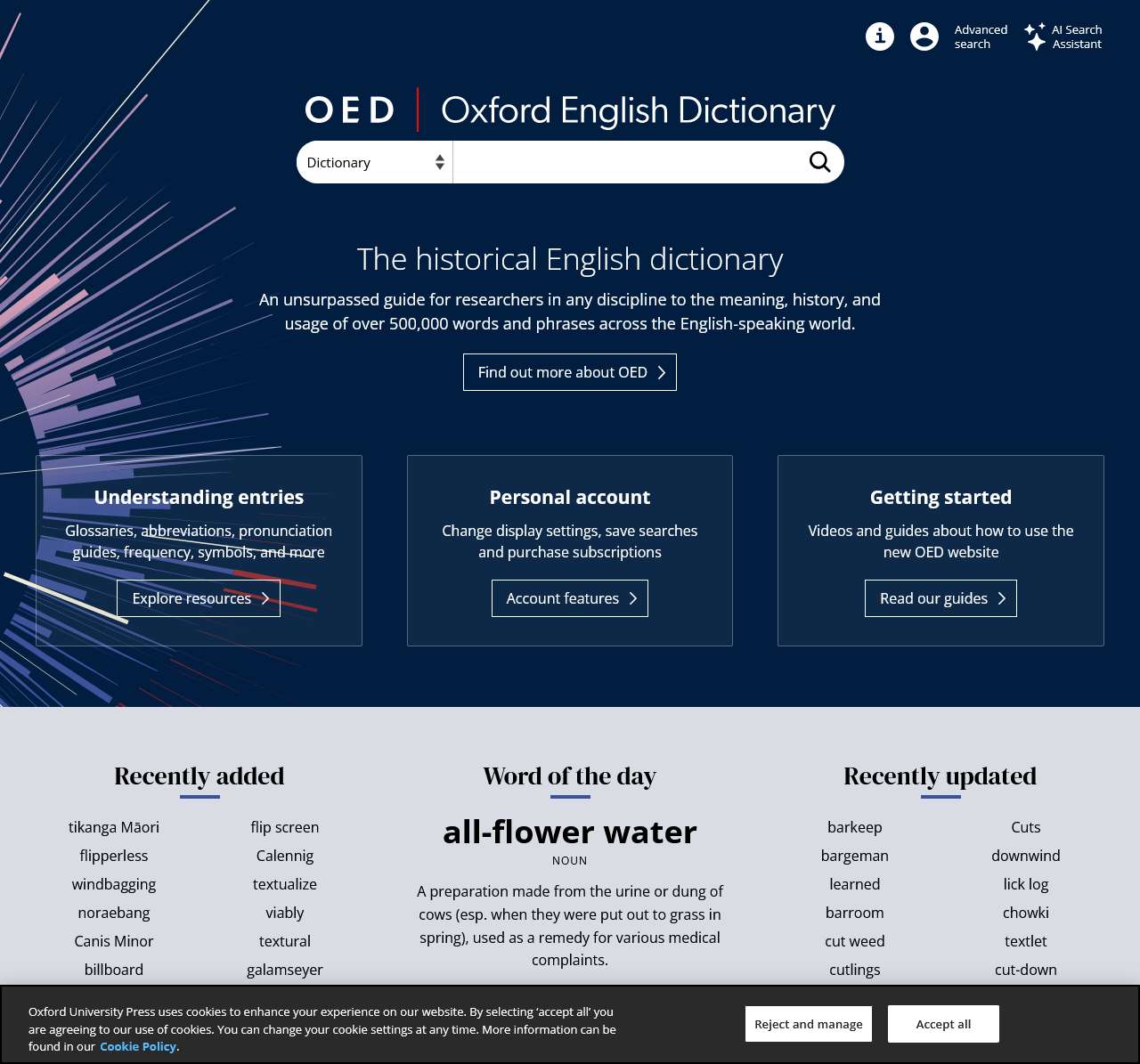 Oxford English Dictionary
