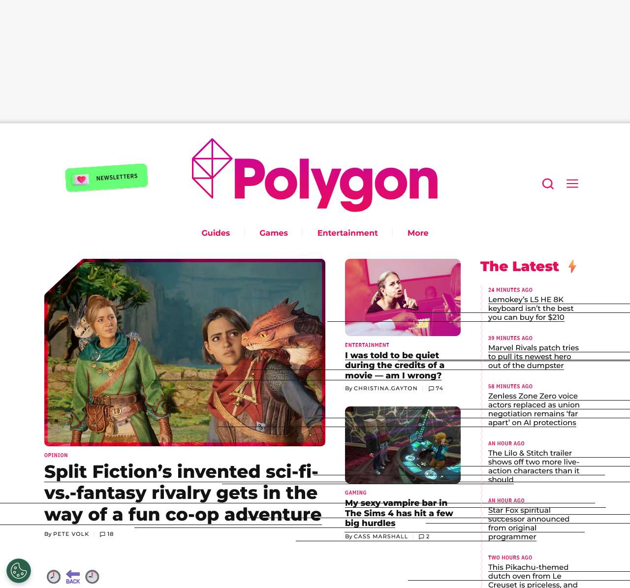 Polygon: Gaming and Entertainment News