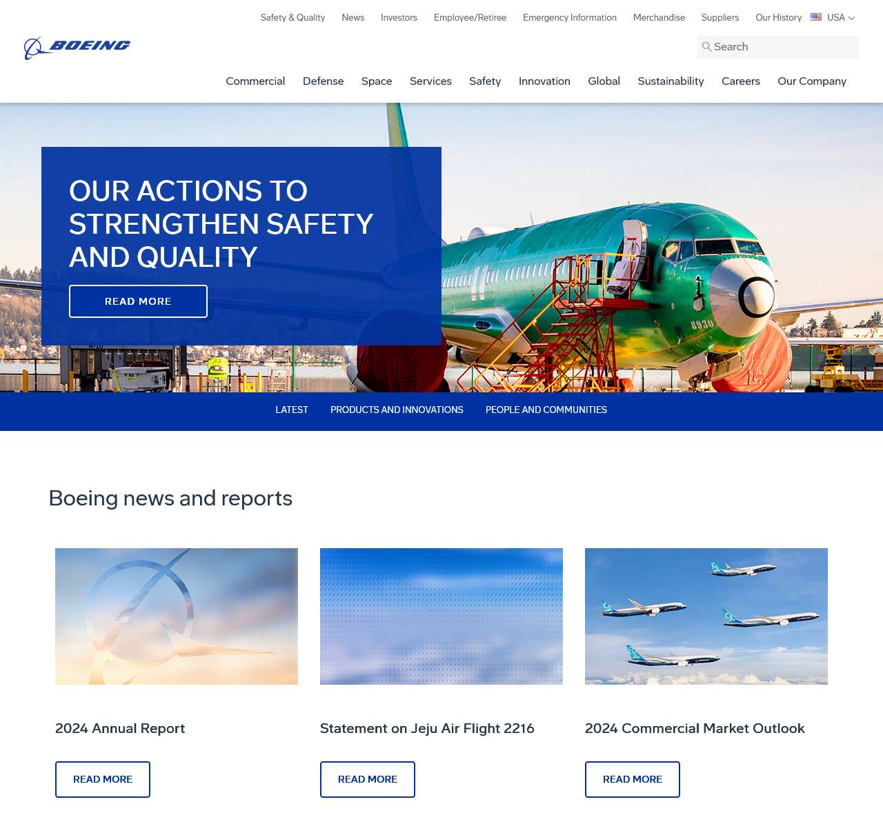 The Boeing Company Official Website