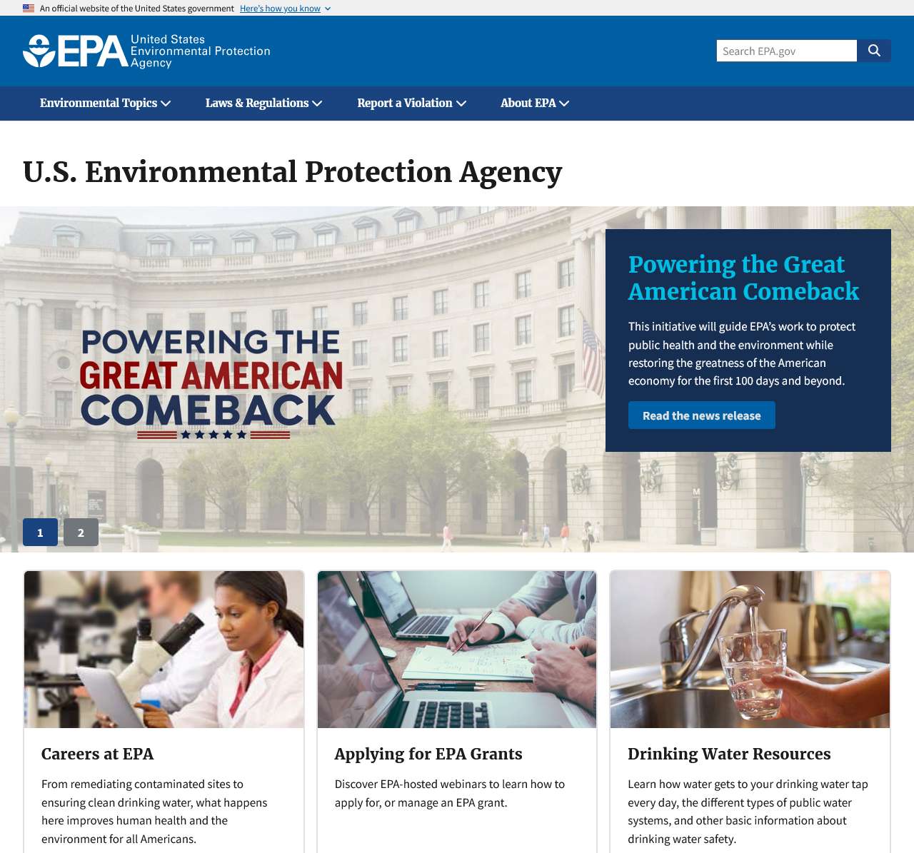 U.S. Environmental Protection Agency