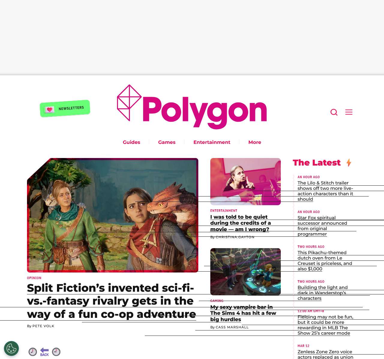 Polygon: Gaming and Entertainment News