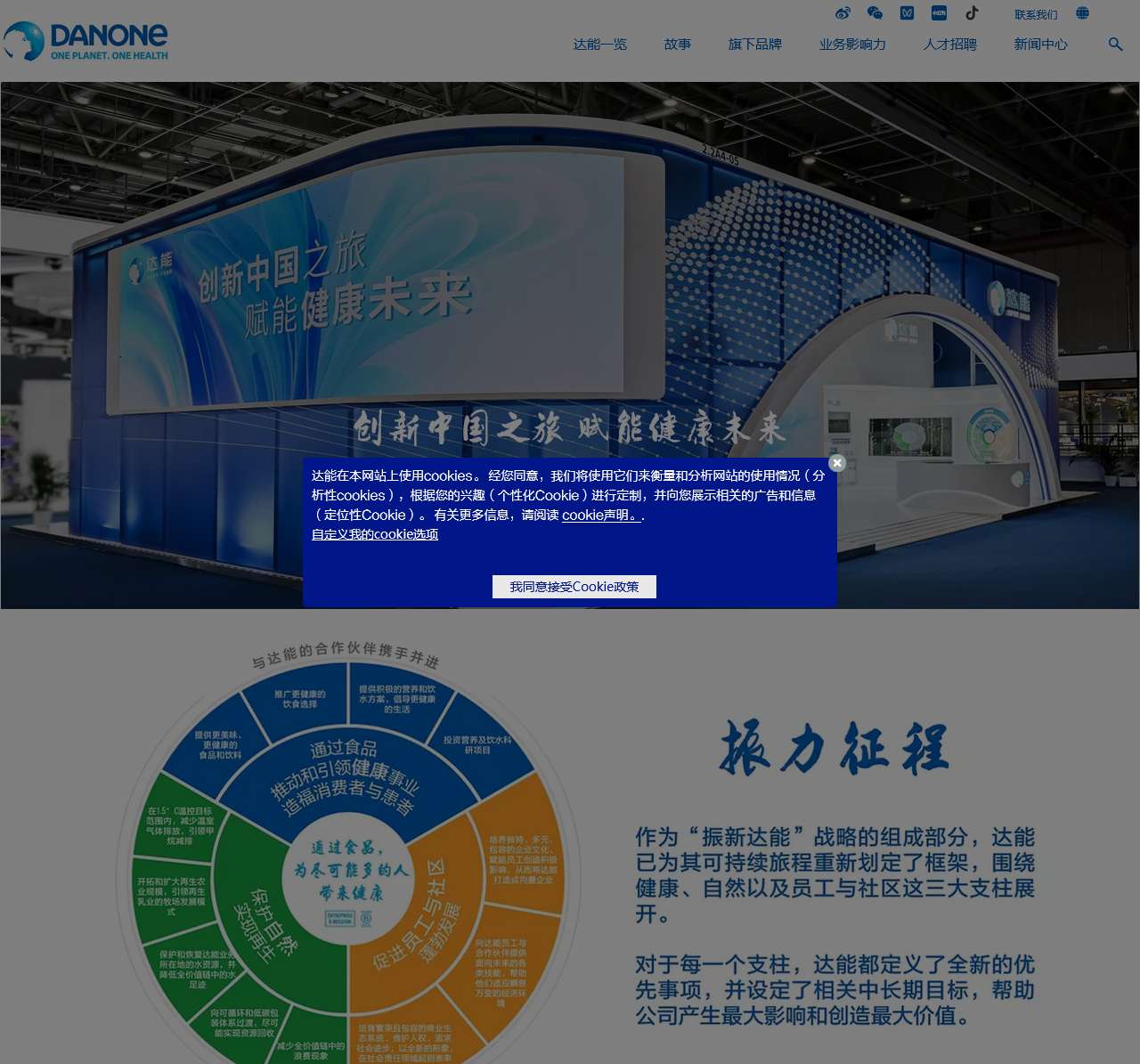 达能,关注健康的跨国食品企业